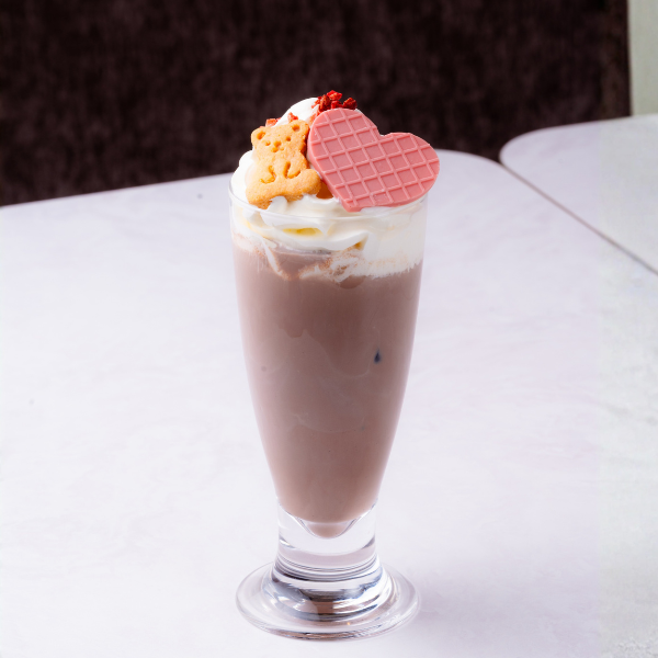 くまさんココア 〜ピンクハート〜